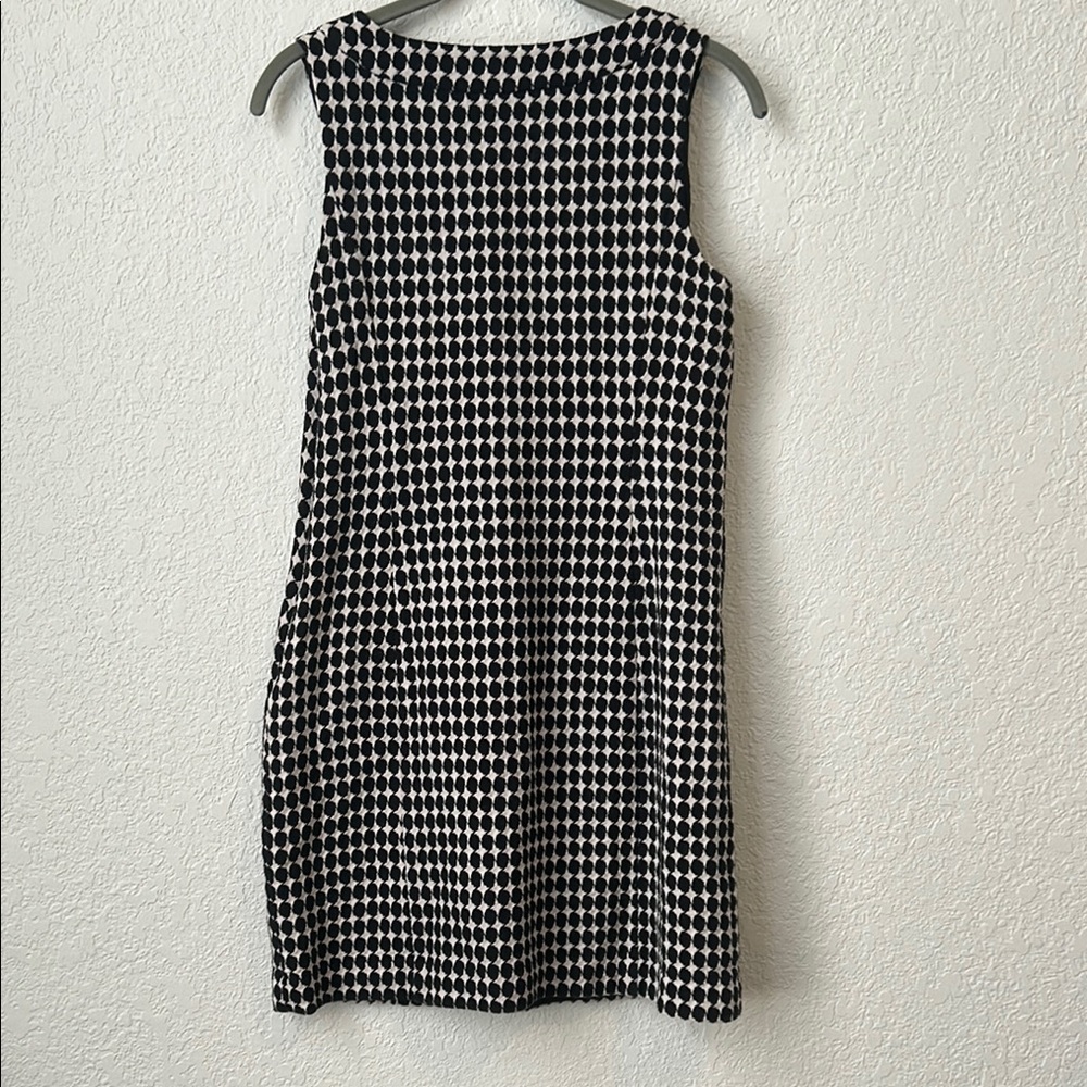 Chic Black and White Sleeveless Dress - Picture 4 of 6